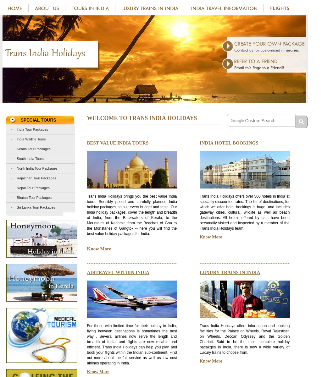 Keencoders tours and travel website portfolio